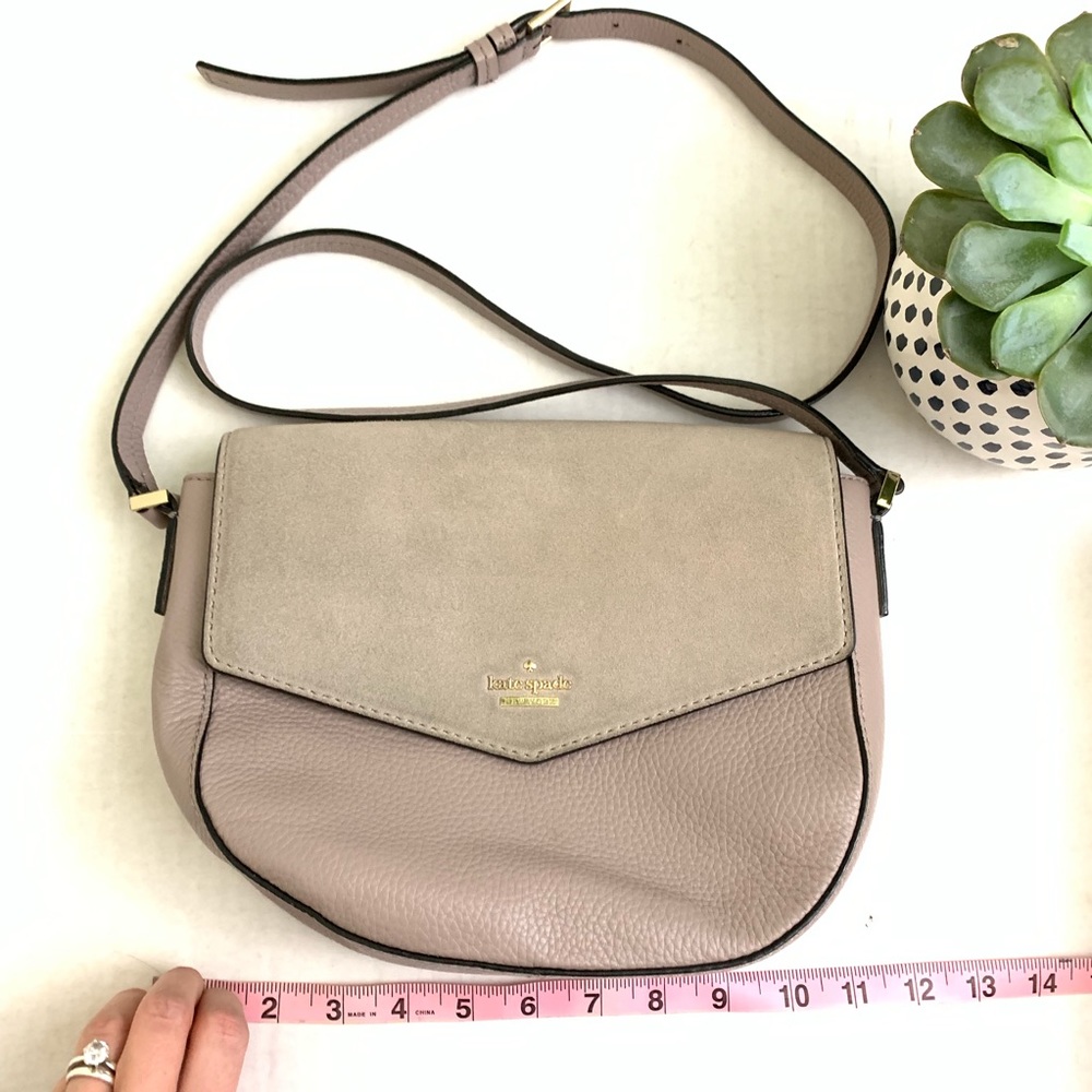 Kate Spade Suede Leather Crossbody Bag - Picture 3 of 8